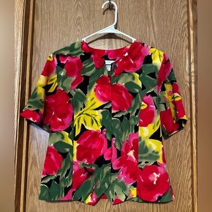 Mapsay New York Floral Blouse Small